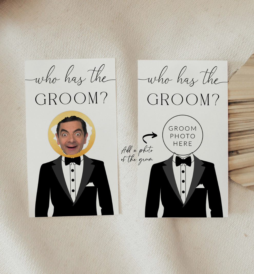 Quinn Script | Printable Who Has The Groom Game Template – Black Bow Studio