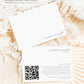 Ellesmere White | Printable QR Wishing Well Card Template