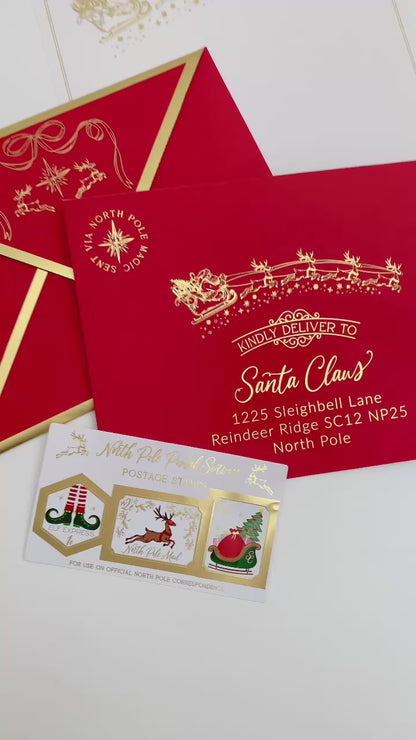 Letter To Santa Claus Writing Kit