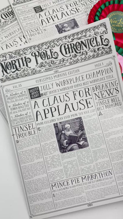Christmas Newspaper Activity Booklet