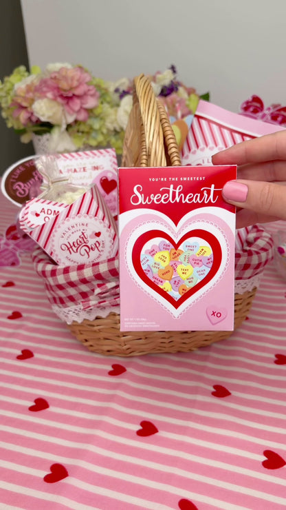 Valentine Red Pink | Printable Sweetheart Box Template