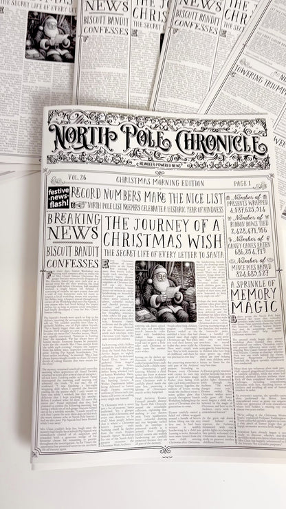 Christmas Newspaper Activity Booklet - Vol. 26
