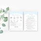 Stripe Blue | Printable Baby Shower Games Bundle - Black Bow Studio