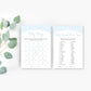 Stripe Blue | Printable Baby Shower Games Bundle - Black Bow Studio