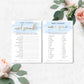 Watercolour Blue | Printable Baby Shower Games Bundle