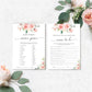Darcy Floral Pink | Printable Baby Shower Games Bundle