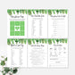 Nantucket Palm | Printable Baby Shower Games Bundle - Black Bow Studio