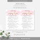Watercolour Pink | Printable Baby Shower Games Bundle