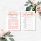 Watercolour Pink | Printable Baby Shower Games Bundle