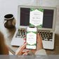 Aloha Palm Green | Printable Baby Shower Invitation Suite Template
