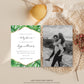 Aloha Palm Green | Printable Baby Shower Invitation Suite Template