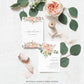 Cambridge Floral Multi | Printable Baby Shower Invitation Suite Template - Black Bow Studio
