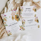 Mews Floral White | Printable Baby Shower Invitation Suite Template