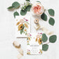 Mews Floral White | Printable Baby Shower Invitation Suite Template