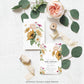 Mews Floral White | Printable Baby Shower Invitation Suite Template