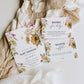 Mews Floral White | Printable Baby Shower Invitation Suite Template