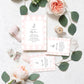 Gingham Pink Bunny | Printable Baby Shower Invitation Suite Template