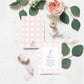Gingham Pink Bunny | Printable Baby Shower Invitation Suite Template