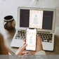 Gingham Peach Pumpkin | Printable Baby Shower Invitation Suite