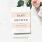 Stripe Pink | Printable Baby Shower Invitation - Black Bow Studio