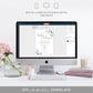 Muted Greenery | Printable Baby Shower Invitation Suite