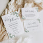 Muted Greenery | Printable Baby Shower Invitation Suite