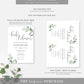 Muted Greenery | Printable Baby Shower Invitation Suite