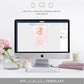 Oh Deer Pink | Baby Shower Invitation Suite - Black Bow Studio