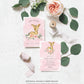 Oh Deer Pink | Baby Shower Invitation Suite - Black Bow Studio