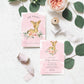 Oh Deer Pink | Baby Shower Invitation Suite - Black Bow Studio