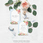 Quinn Floral Blue | Printable Baby Shower Invitation Suite