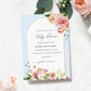 Quinn Floral Blue | Printable Baby Shower Invitation Suite