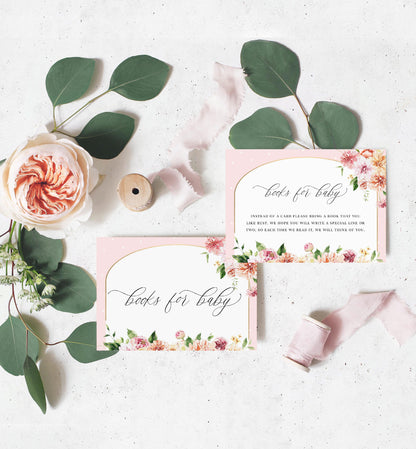 Quinn Floral Pink | Printable Baby Shower Invitation Suite