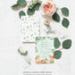 Woodland Animals Green | Printable Baby Shower Invitation Suite