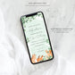 Woodland Animals Green | Smartphone Baby Shower Invitation