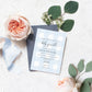 Gingham Blue | Printable Baby Sprinkle Invitation Suite Template