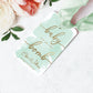 Watercolour Green | Printable Bath Bomb Favour Tags