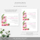 Laguna Flamingo | Printable Bachelorette Weekend Invitation Suite - Black Bow Studio