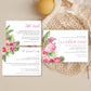 Laguna Flamingo | Printable Bachelorette Weekend Invitation Suite - Black Bow Studio