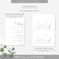 Ellesmere White | Printable Bar Menu Sign Template