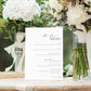Ellesmere White | Printable Bar Menu Sign Template