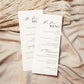 Ellesmere White | Printable Bar Menu Sign Template