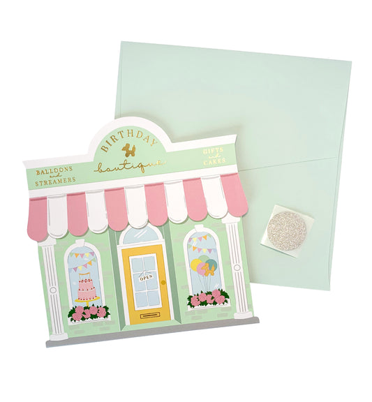 Birthday Boutique Mint Green | Birthday Greeting Card