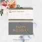 Stripe Black Gold | Printable Birthday Cheque Gift Voucher Template