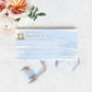 Watercolour Blue | Printable Birthday Cheque Gift Voucher Template