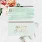 Watercolour Green | Printable Birthday Cheque Gift Voucher Template