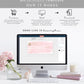 Watercolour Pink | Printable Birthday Cheque Gift Voucher Template
