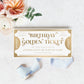 Golden Ticket Gold | Printable Birthday Custom Gift Voucher Template