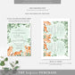 Woodland Animals Green | Printable Birthday Invitation