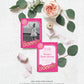 Barbie Party Hot Pink Gold | Printable Birthday Invitation Template